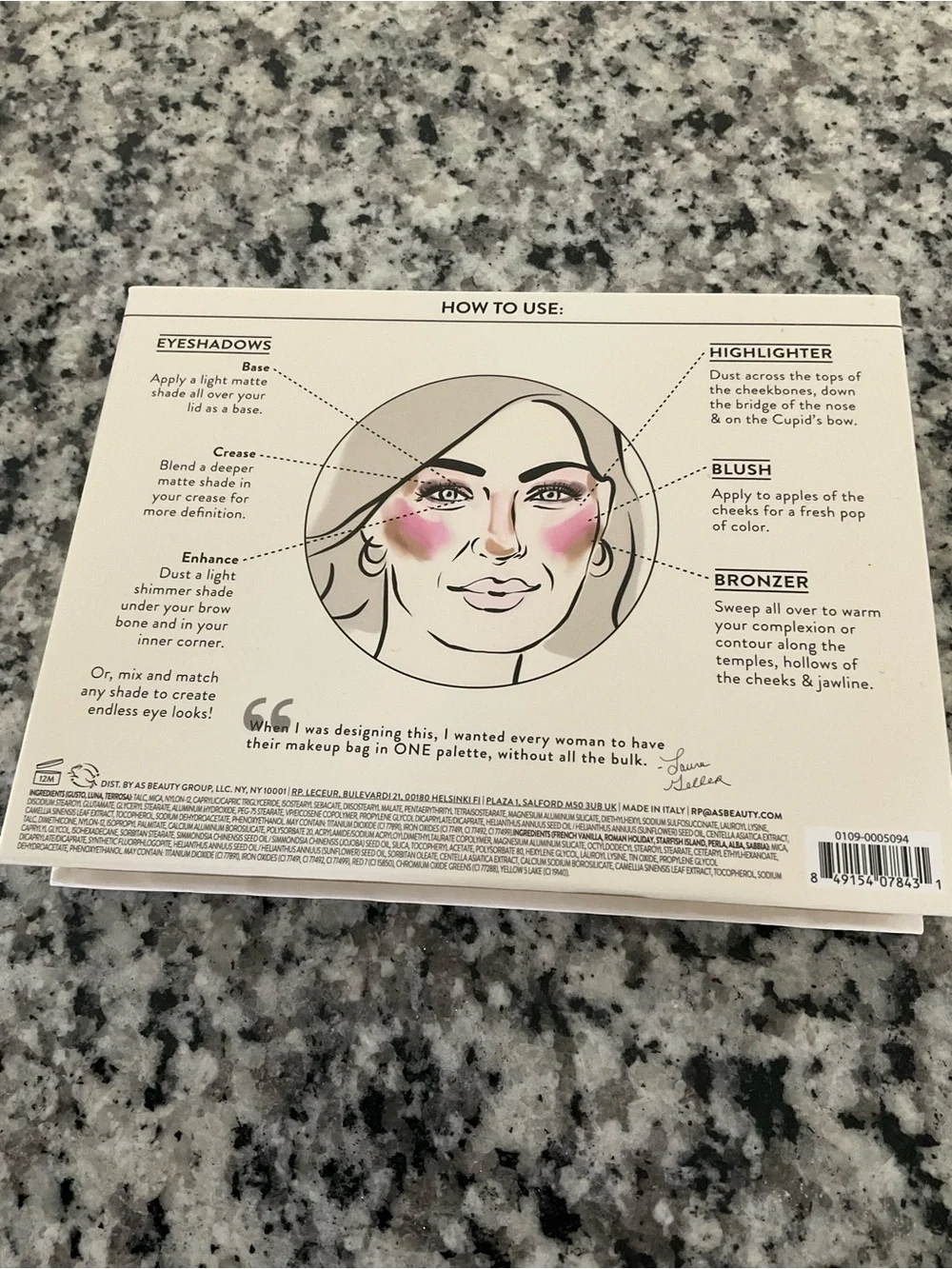 Laura Geller Tuscan Dreams Makeup Palette - NWT